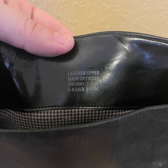 EUC Franco Sarto Black Leather Moto Boots / Size 6.5 / Excellent Condition - Picture 5 of 7